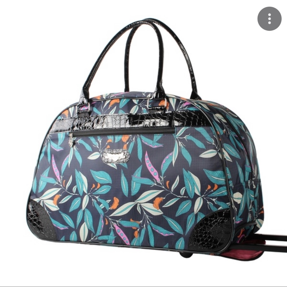 Kathy Van Zeeland 22” rolling carry on duffel bag